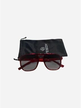 FEISEDY Retro Square Aviator Sunglasses